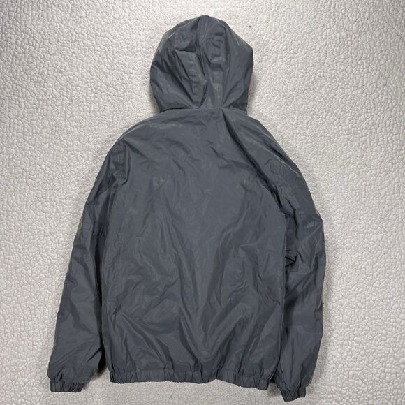 Members Only Pullover Windbreaker Men’s Small Silver Reflective NASA USA Patch - Picture 3 of 9